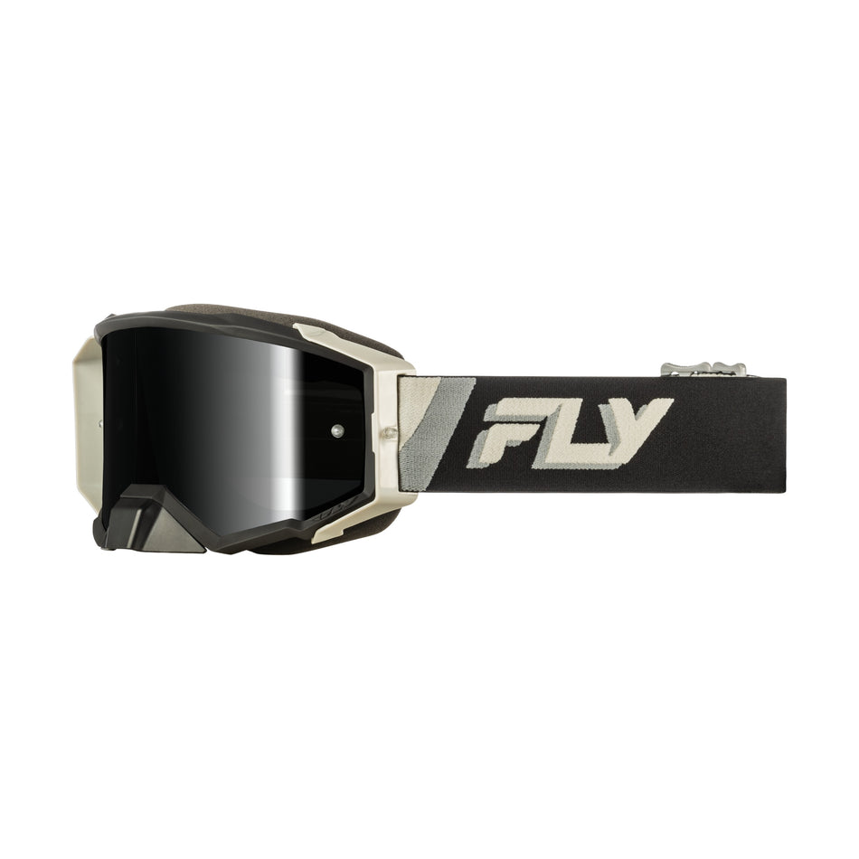 ZONE ELITE GOGGLE BLACK/GREY W/ BLACK MIRROR/SMOKE LENS - 37-51912