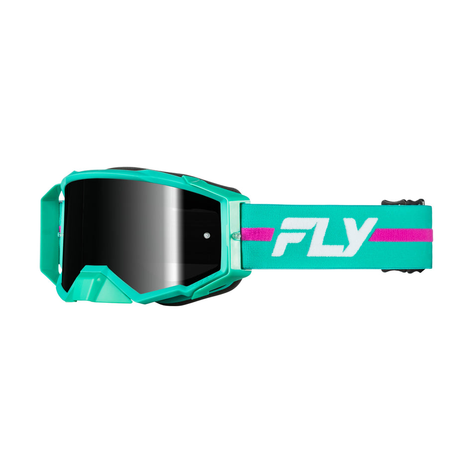 ZONE PRO GOGGLE TEAL/PURPLE W/ BLACK MIRROR/SMOKE LENS - 37-51917