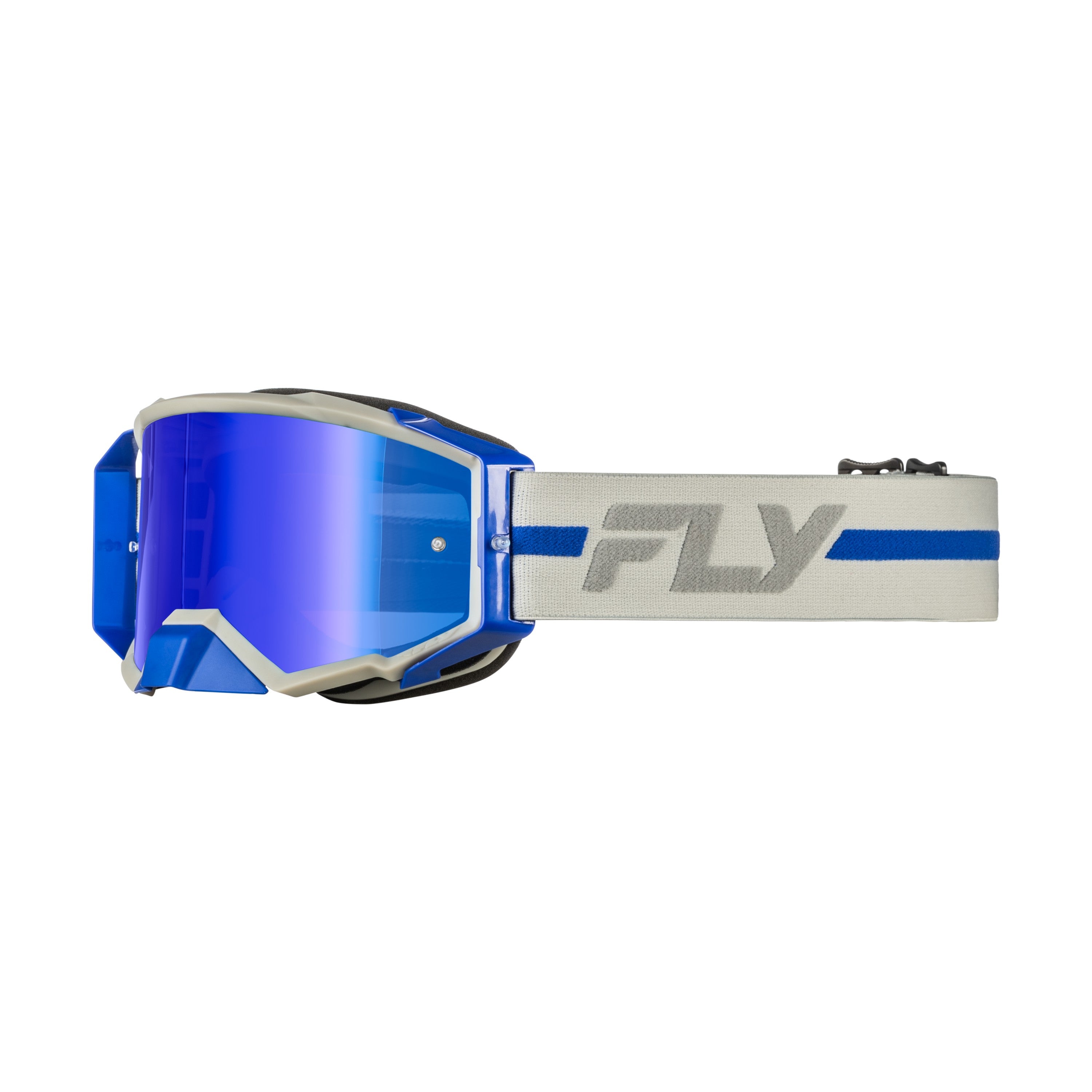 ZONE PRO GOGGLE GREY/BLUE W/ BLUE MIRROR/SMOKE LENS - 37-51918