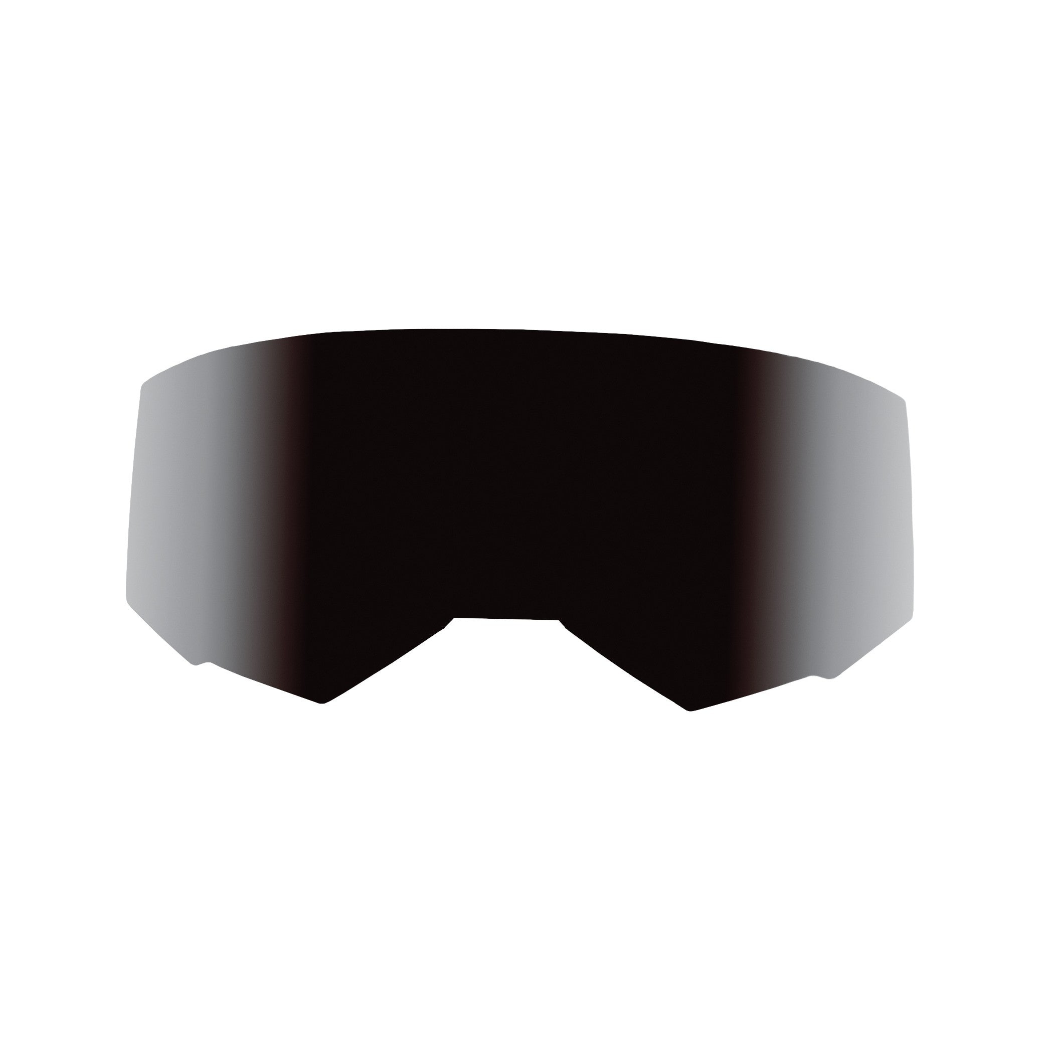 SINGLE LENS W/O TEAR OFF POST DARK SMOKE - 37-5418