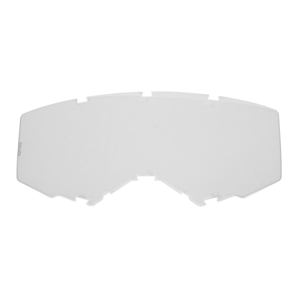 SINGLE LENS W/O TEAR OFF POST CLEAR - 37-5420