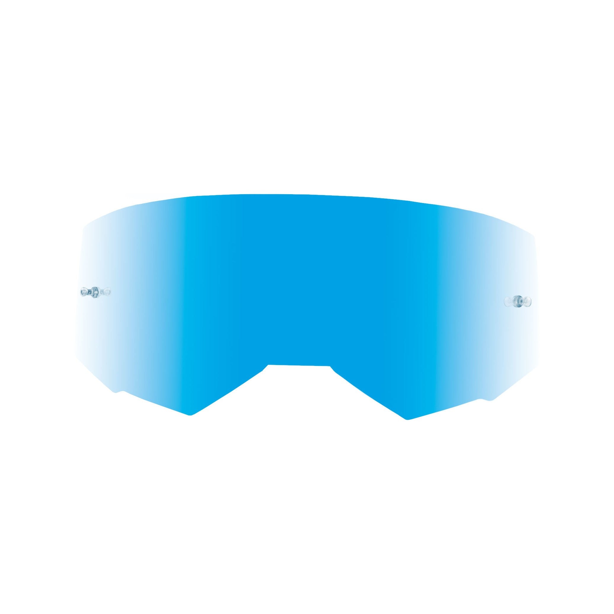 SINGLE LENS W/POST ADULT SKY BLUE MIRROR/SMOKE - 37-5424