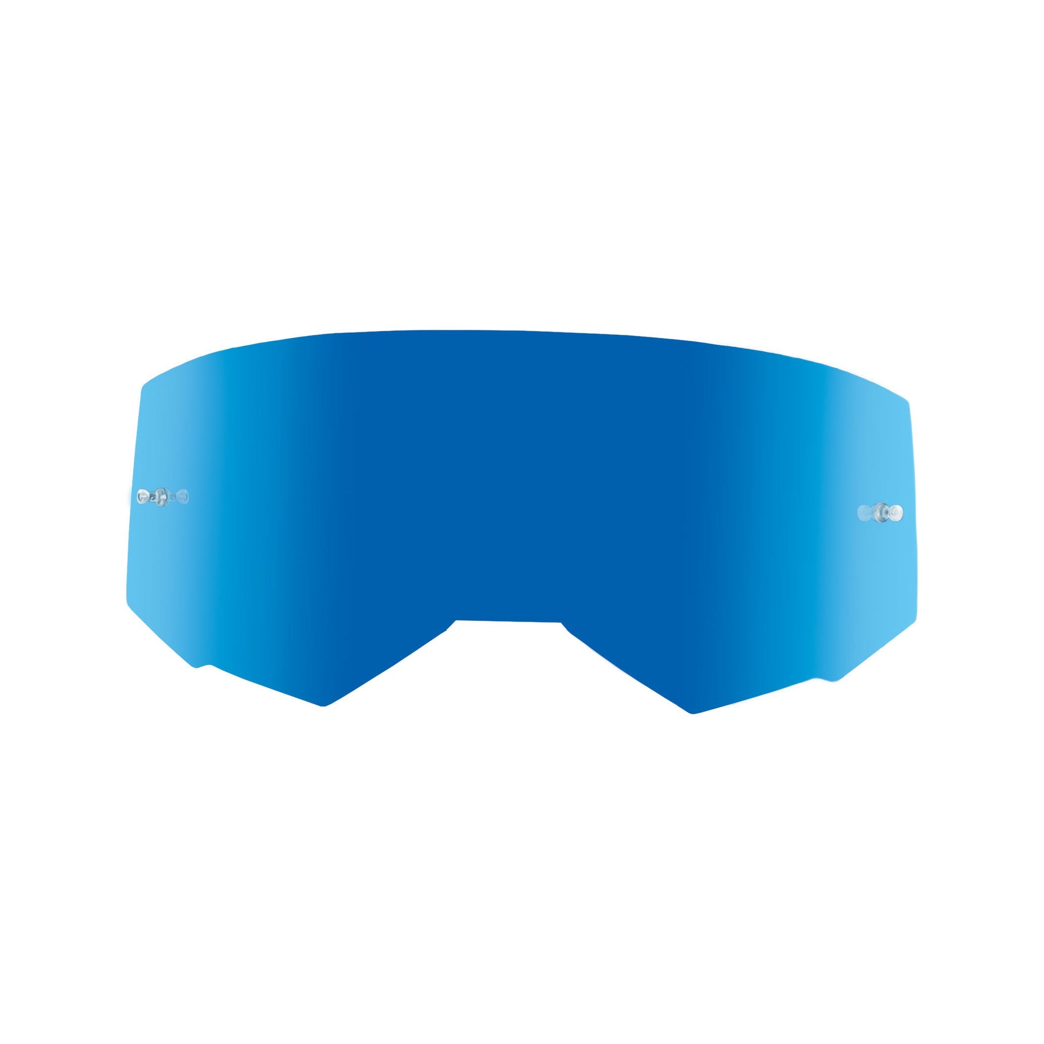 SINGLE LENS W/POST ADULT BLUE MIRROR/SMOKE - 37-5427