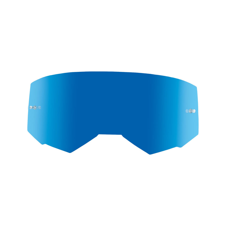 SINGLE LENS W/POST ADULT BLUE MIRROR/SMOKE - 37-5427