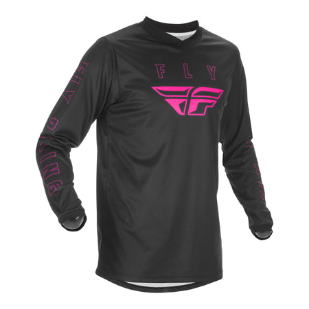 F-16 JERSEY BLACK/PINK LG - 374-928L