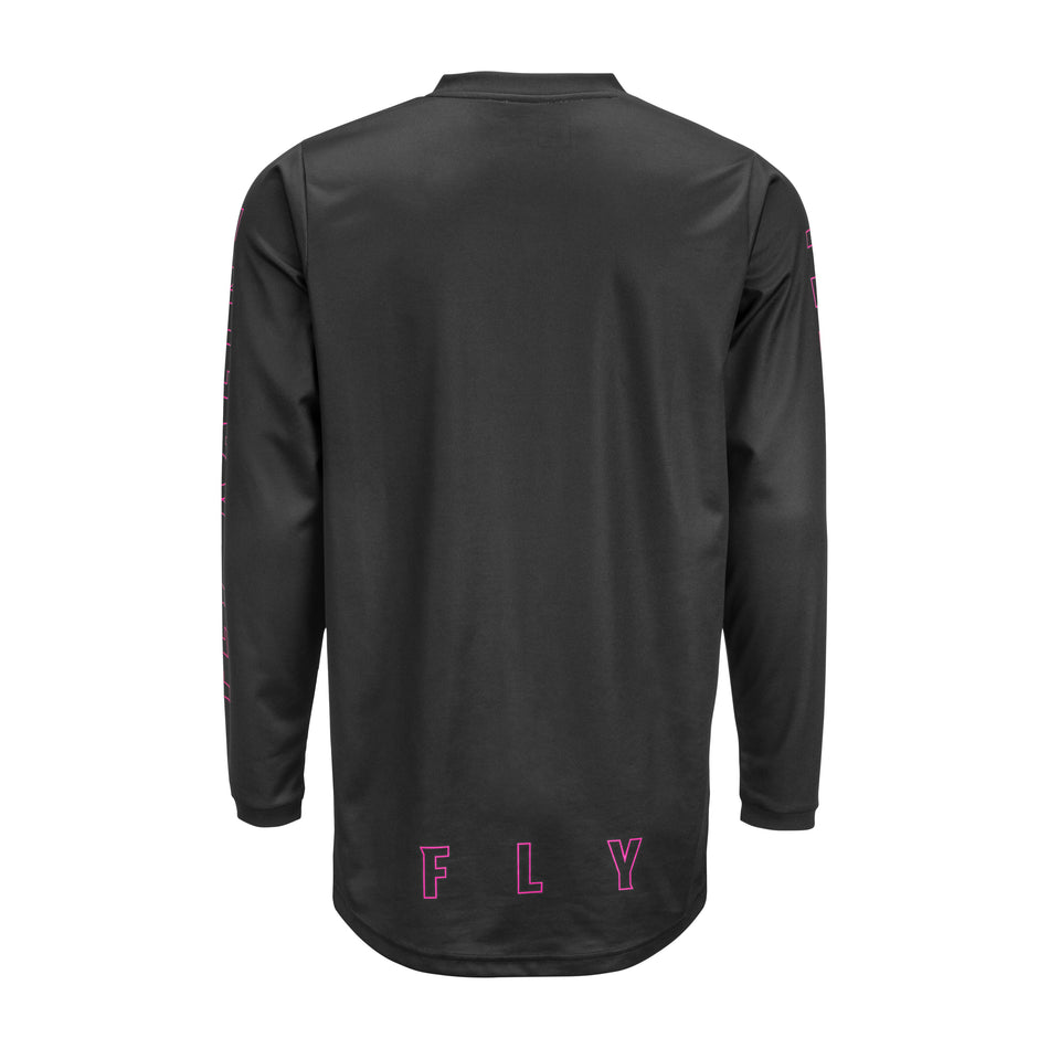 YOUTH F-16 JERSEY BLACK/PINK YL - 374-928YL-1