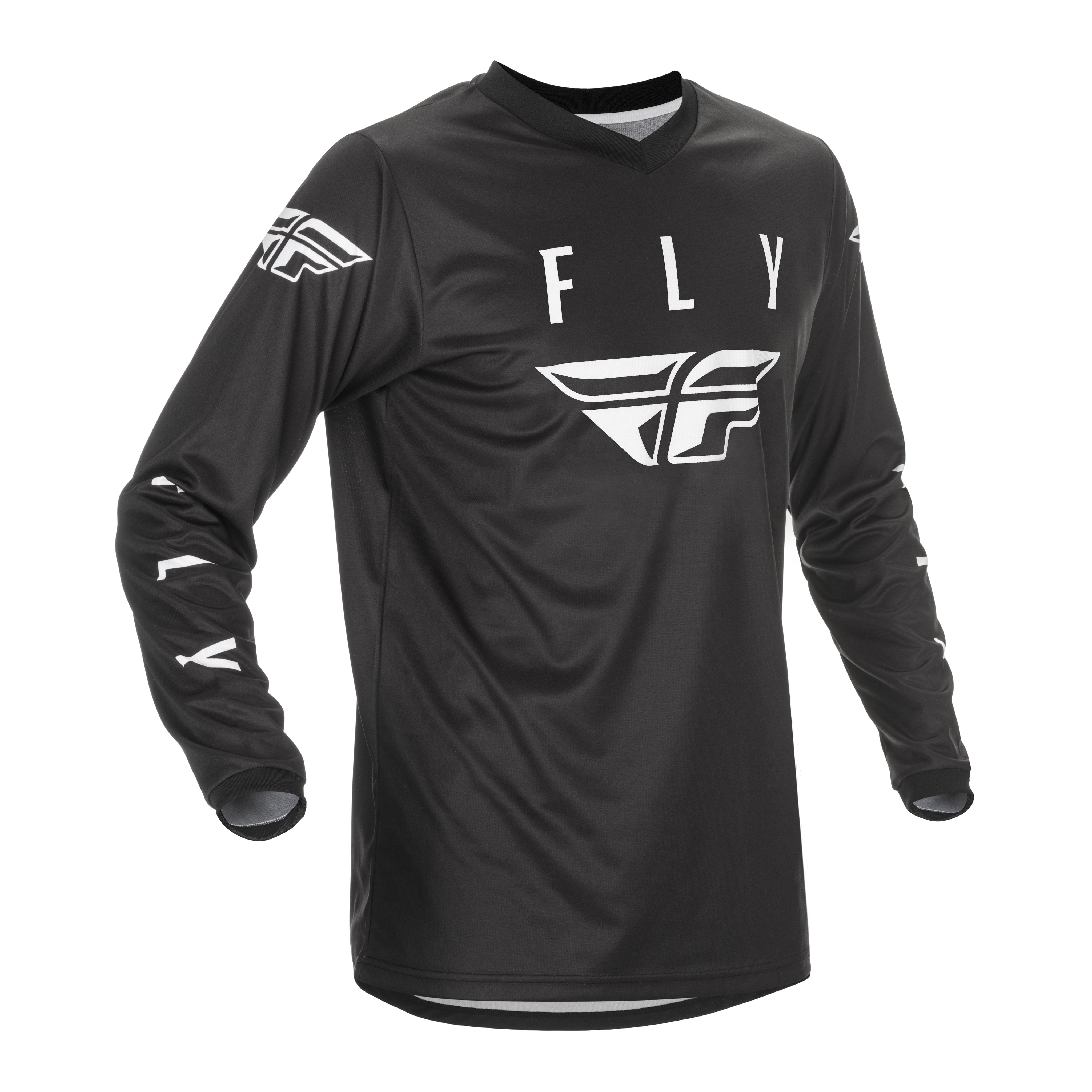 FLY UNIVERSAL JERSEY BLACK/WHITE SM - 374-991S