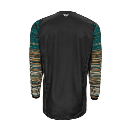 KINETIC WAVE JERSEY BLACK/RUM SM - 375-520S-1