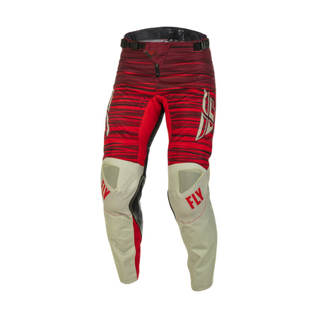 KINETIC WAVE PANTS LIGHT GREY/RED SZ 30 - 375-53230-3