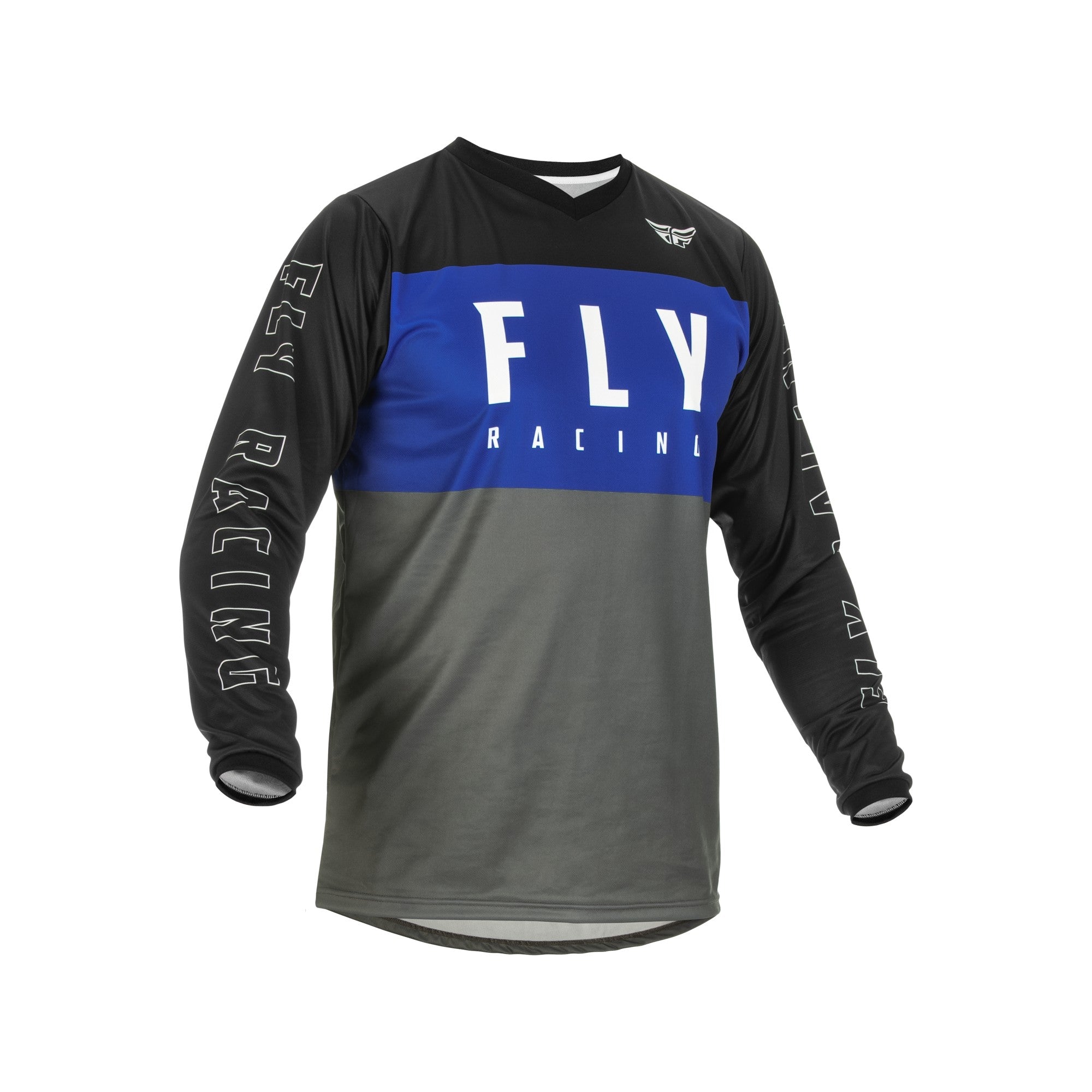 F-16 JERSEY BLUE/GREY/BLACK LG - 375-921L