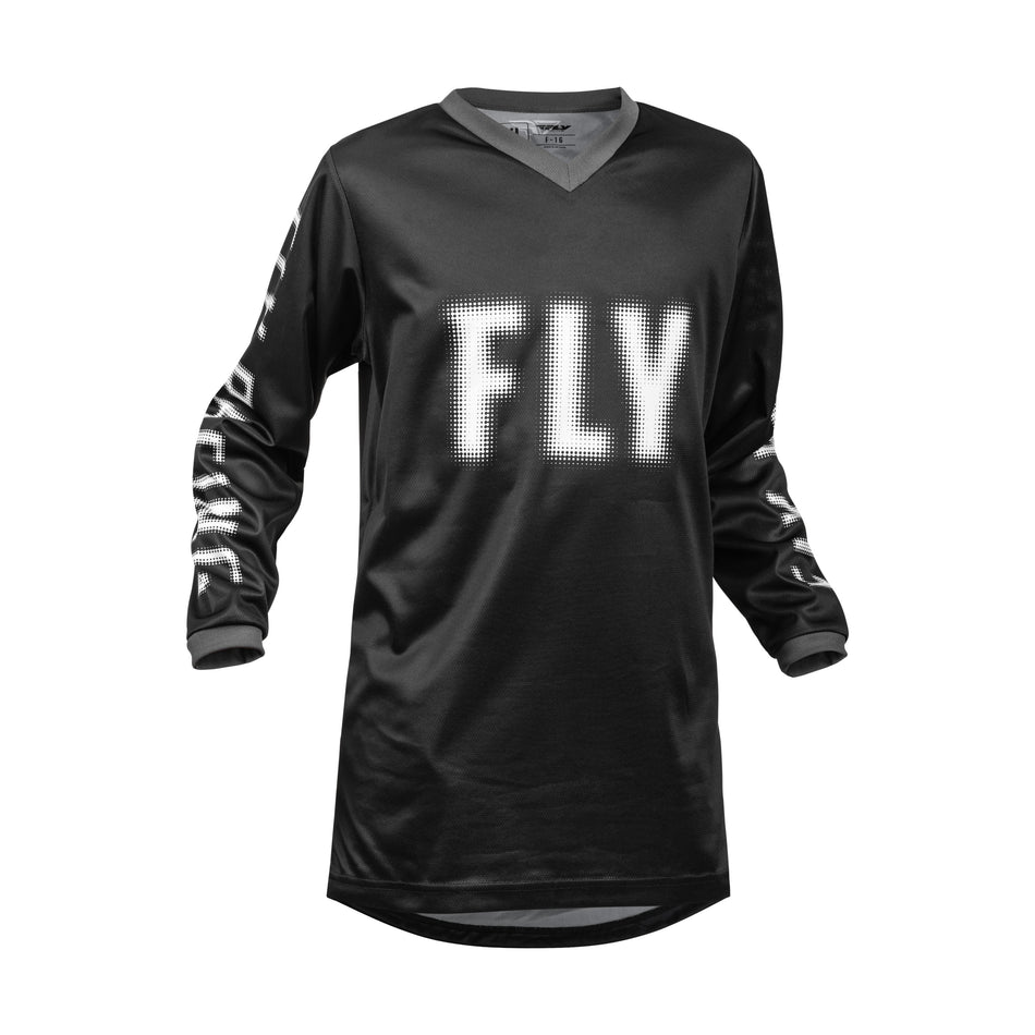 YOUTH F-16 JERSEY BLACK/WHITE YX - 376-222YX