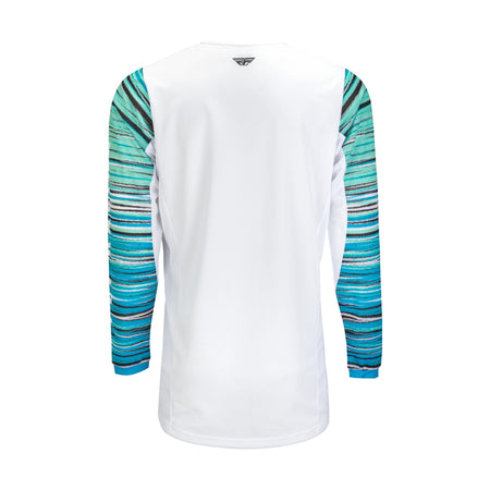 KINETIC MESH JERSEY WHITE/BLUE/MINT MD - 376-317M-1