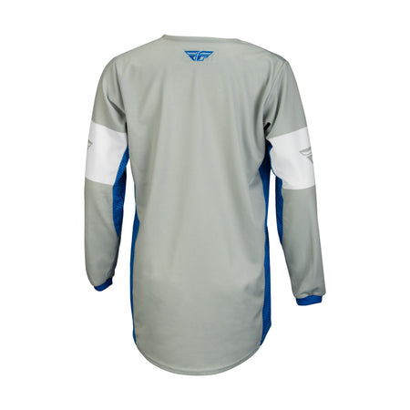 YOUTH KINETIC KHAOS JERSEY LIGHT GREY/BLUE/WHITE YM - 376-423YM-1