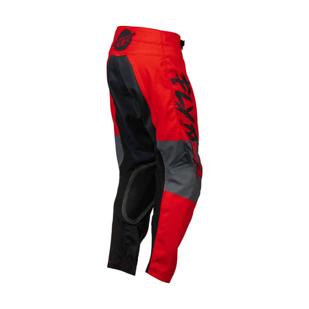 YOUTH KINETIC KHAOS PANTS BLACK/RED/GREY SZ 22 - 376-43022-2