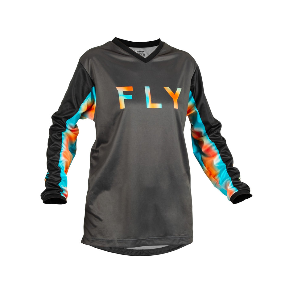 WOMEN'S F-16 JERSEY GREY/PINK/BLUE 2X - 376-8212X