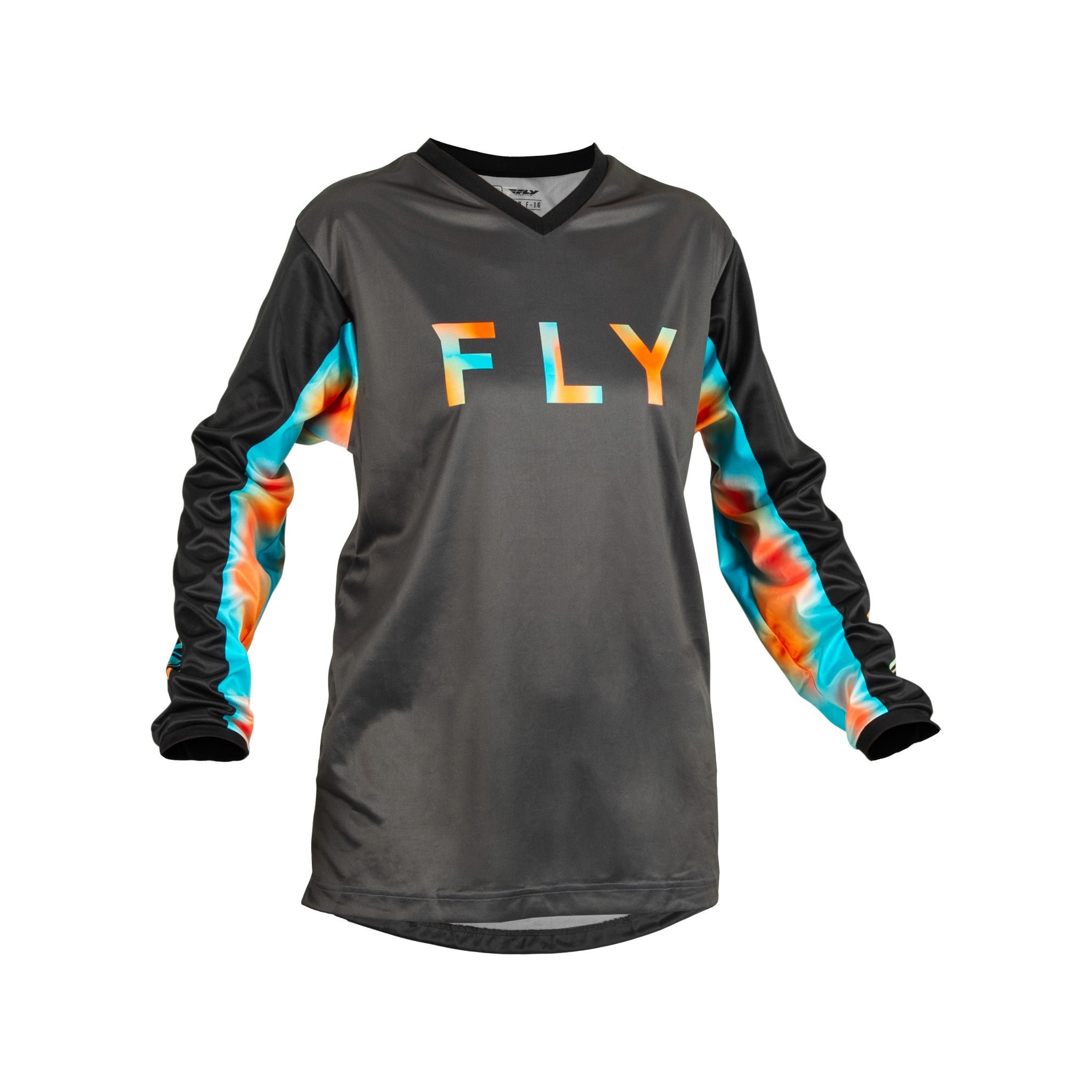 WOMEN'S F-16 JERSEY GREY/PINK/BLUE LG - 376-821L