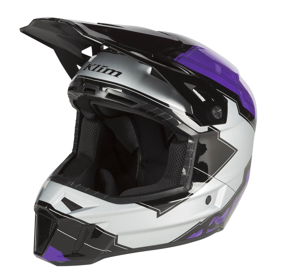 KLIM F3 ECE 2X VERGE HELIO-SILVER PURPLE - 3769-001-160-014