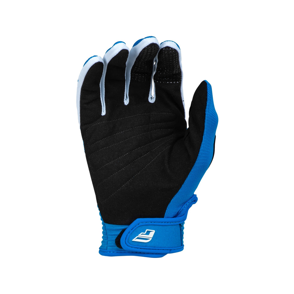 YOUTH F-16 GLOVES TRUE BLUE/WHITE YM - 377-213YM-1
