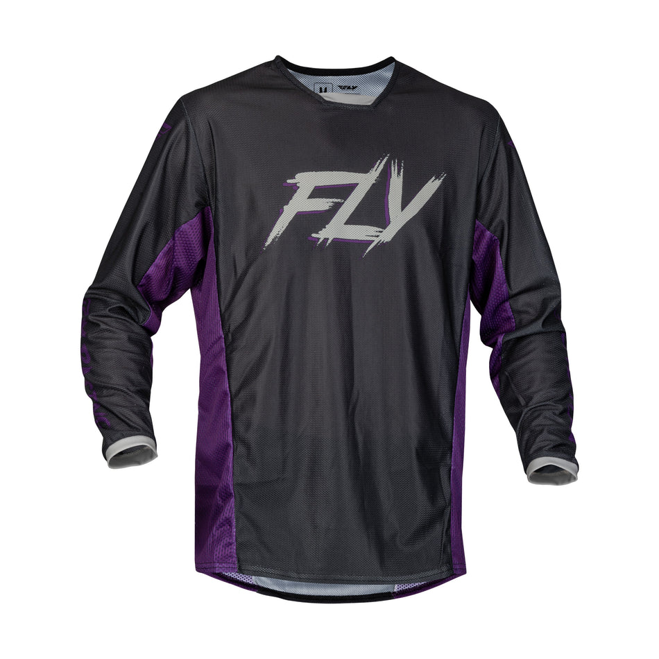 KINETIC MESH RAVE JERSEY BLACK/PURPLE/SILVER 2X - 377-3102X