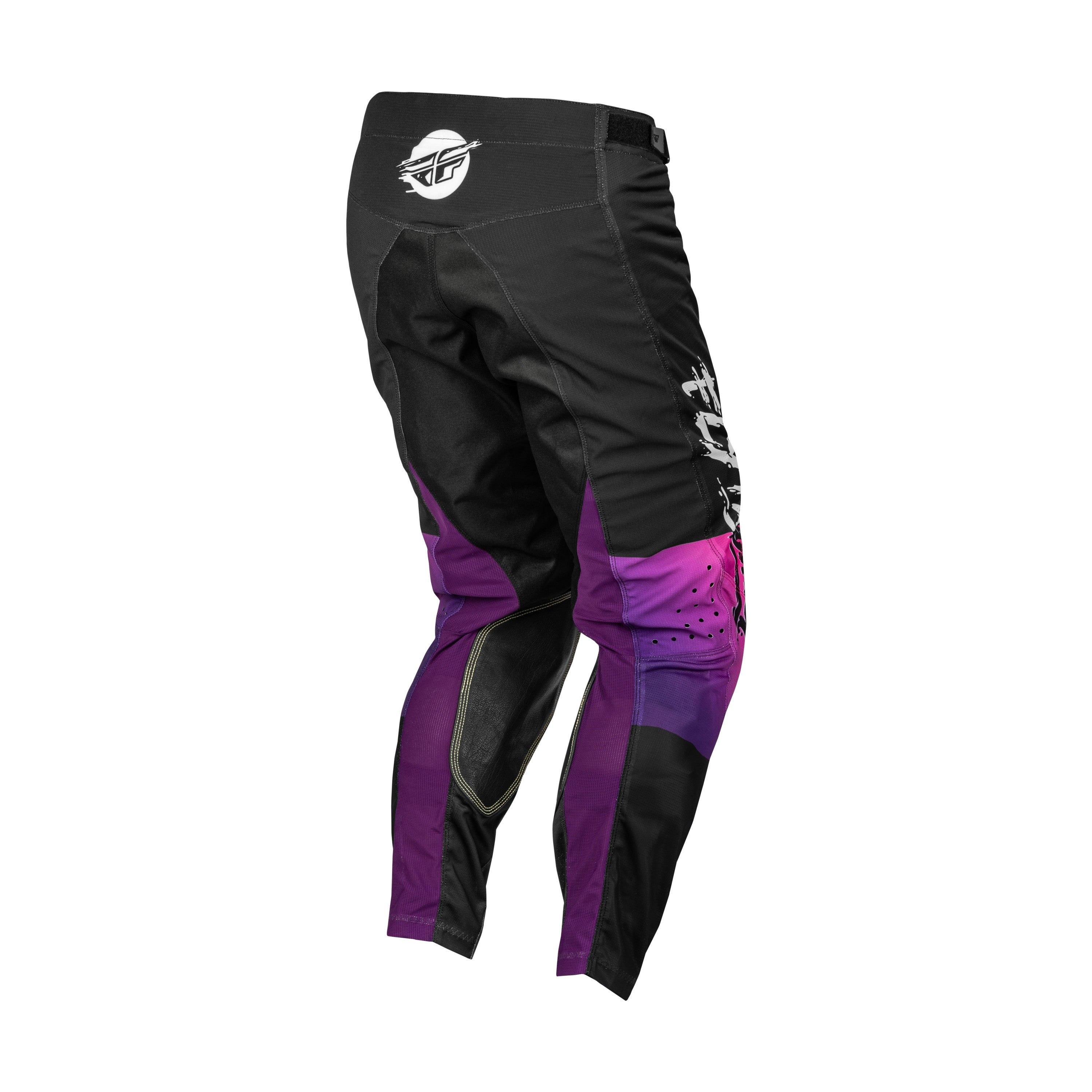 YOUTH KINETIC MESH KHAOS PANTS BLACK/PURPLE/PINK SZ 26 - 377-34026-2
