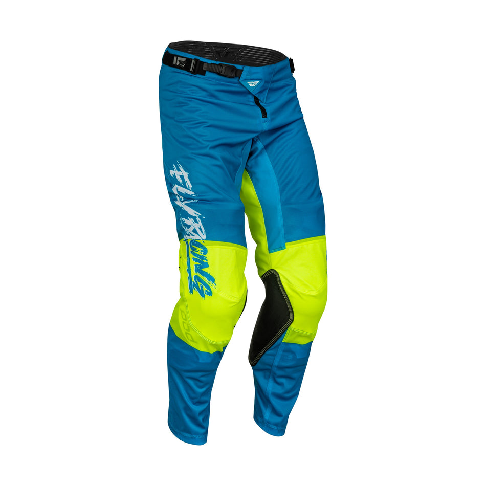 YOUTH KINETIC MESH KHAOS PANTS BLUE/WHITE/HI-VIS SZ 26 - 377-34226