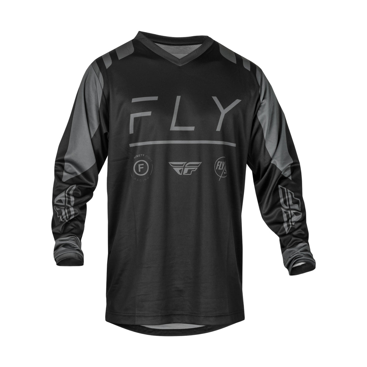 F-16 JERSEY BLACK/CHARCOAL LG - 377-921L