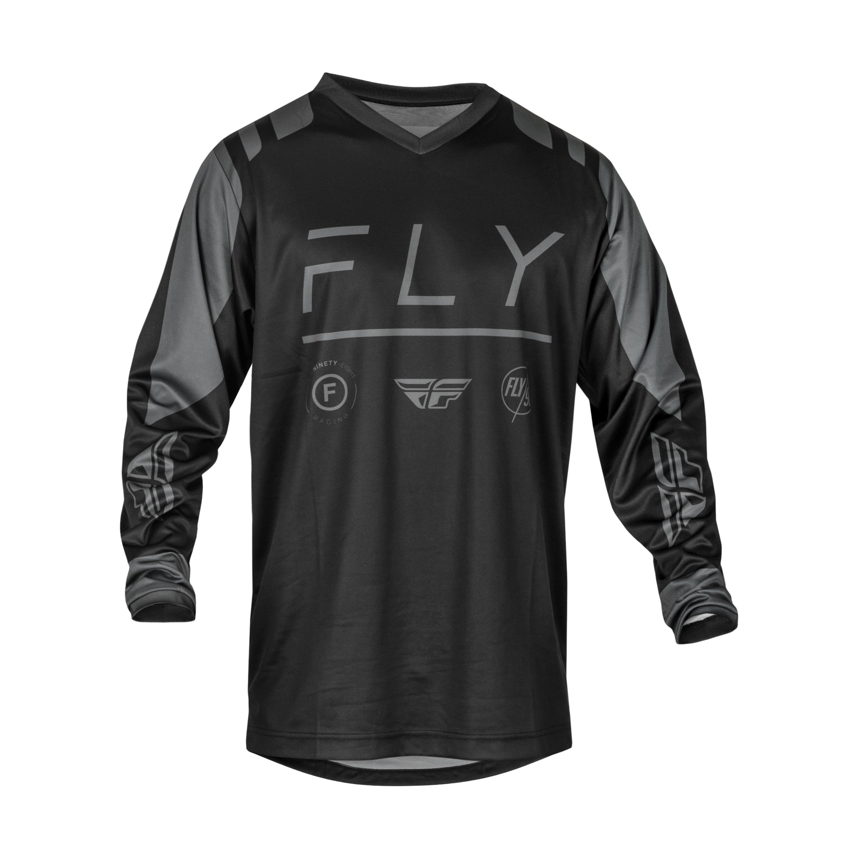 F-16 JERSEY BLACK/CHARCOAL LG - 377-921L