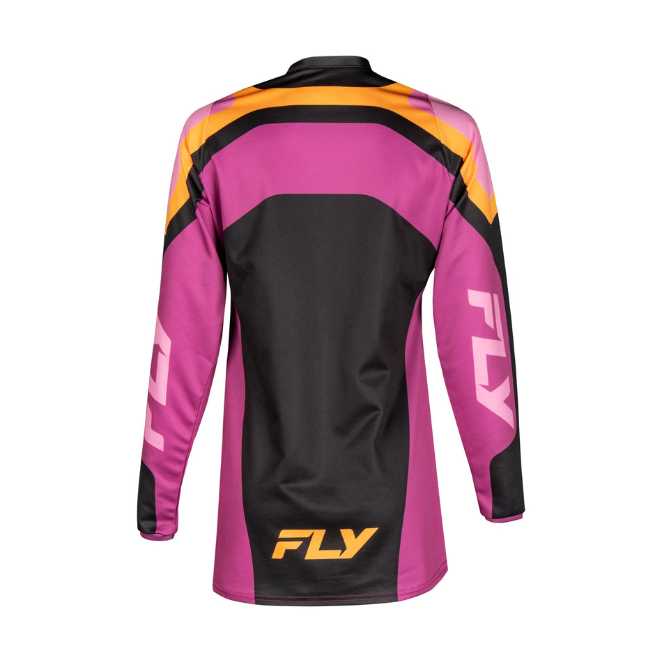 WOMEN'S F-16 JERSEY BLACK/MAUVE/YELLOW MD - 378-822M-1