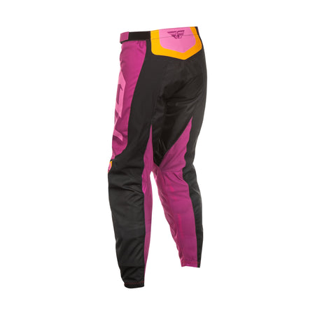 WOMEN'S F-16 PANTS BLACK/MAUVE/YELLOW SZ 03/04 - 378-83203-1