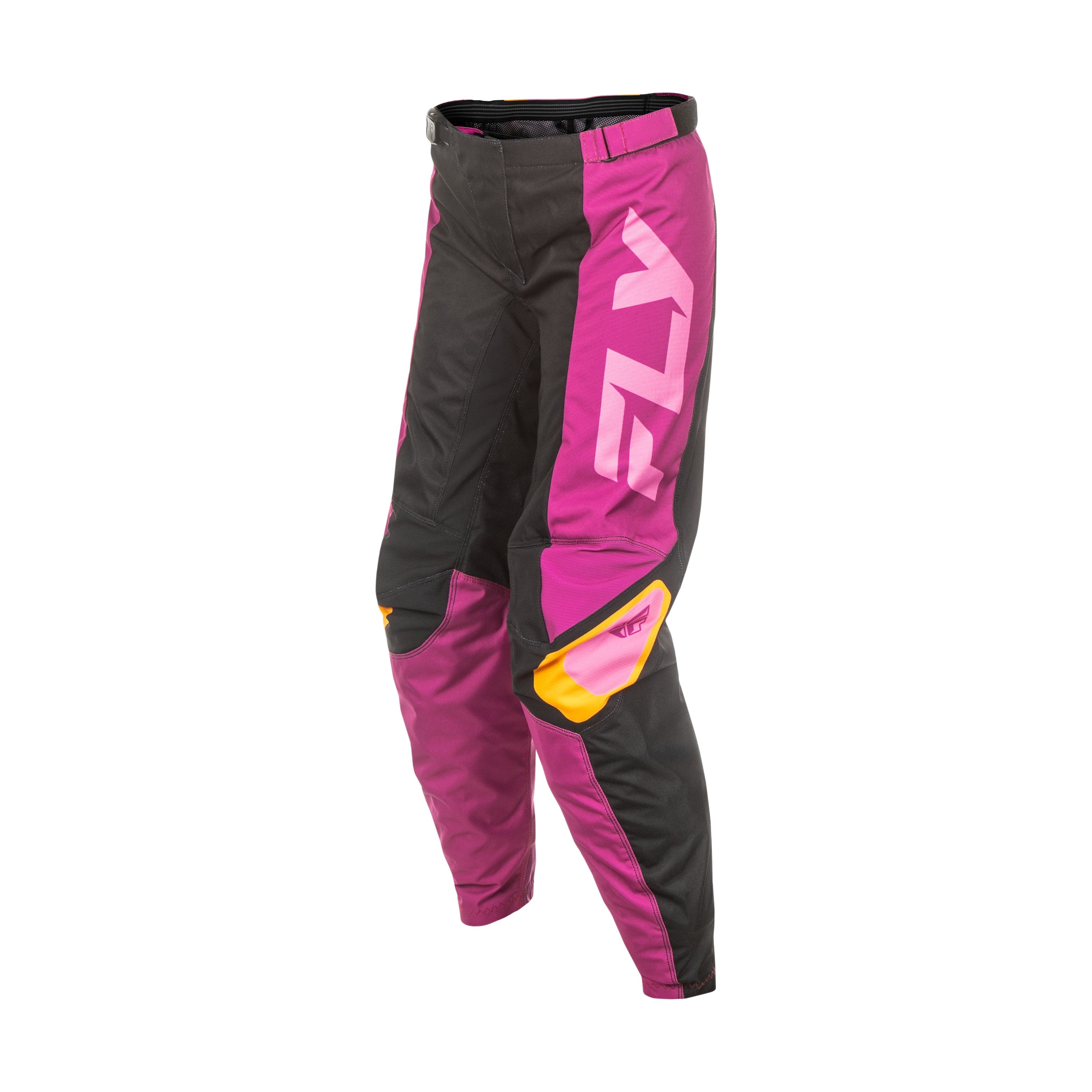 WOMEN'S F-16 PANTS BLACK/MAUVE/YELLOW SZ 03/04 - 378-83203-3
