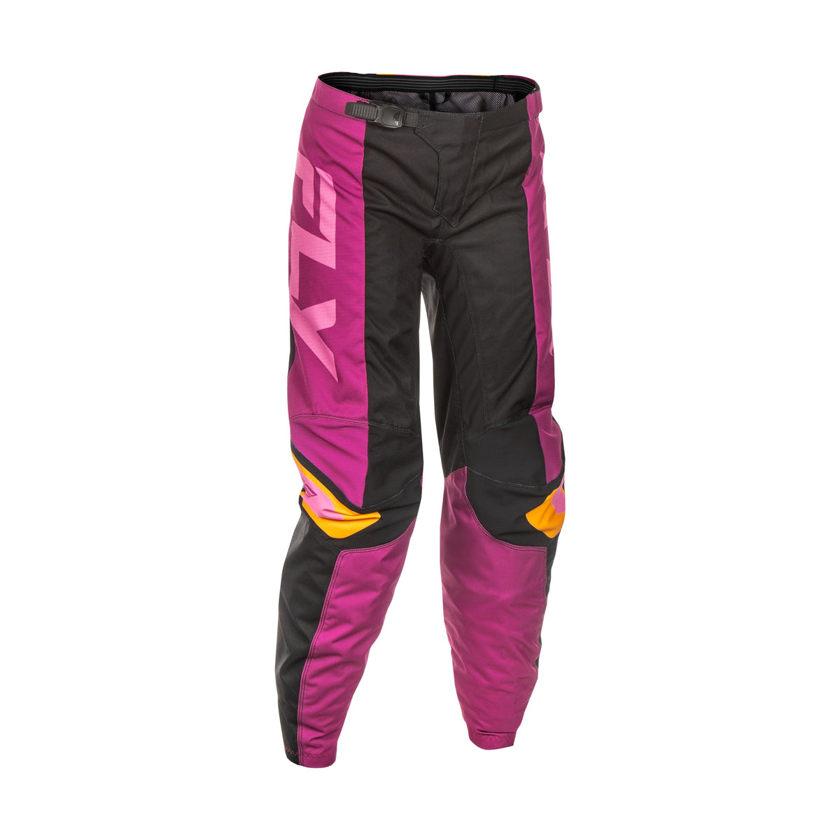 WOMEN'S F-16 PANTS BLACK/MAUVE/YELLOW SZ 03/04 - 378-83203