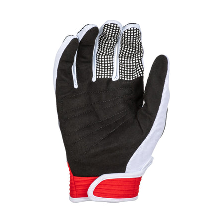 F-16 GLOVES BLACK/RED/WHITE LG - 378-910L-1