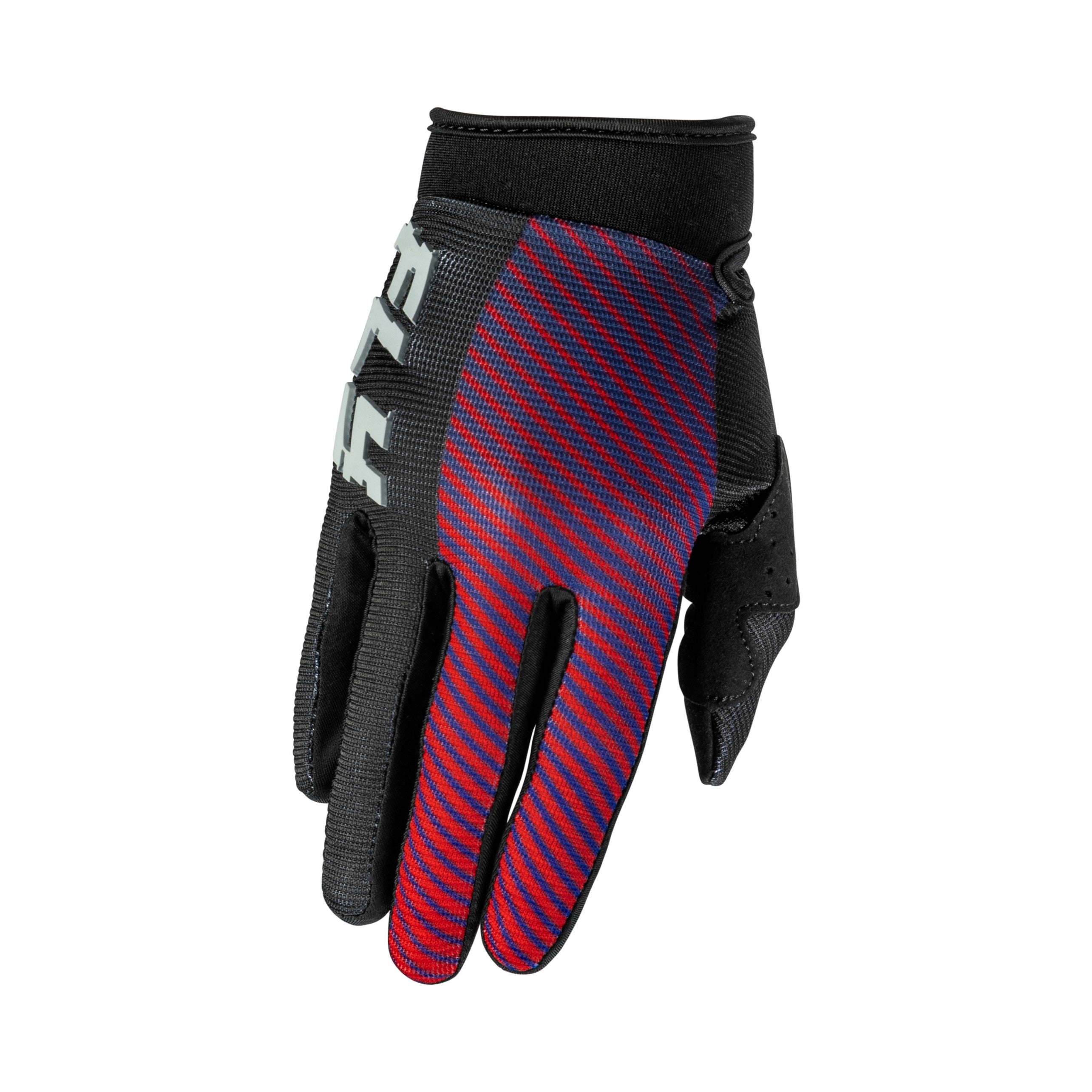 YOUTH F-16 GLOVES BLACK/RED/PURPLE YL - 379-211YL