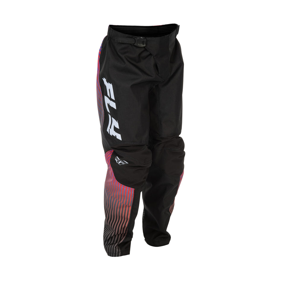 YOUTH F-16 PANTS BLACK/RED/PURPLE SZ 22 - 379-23122