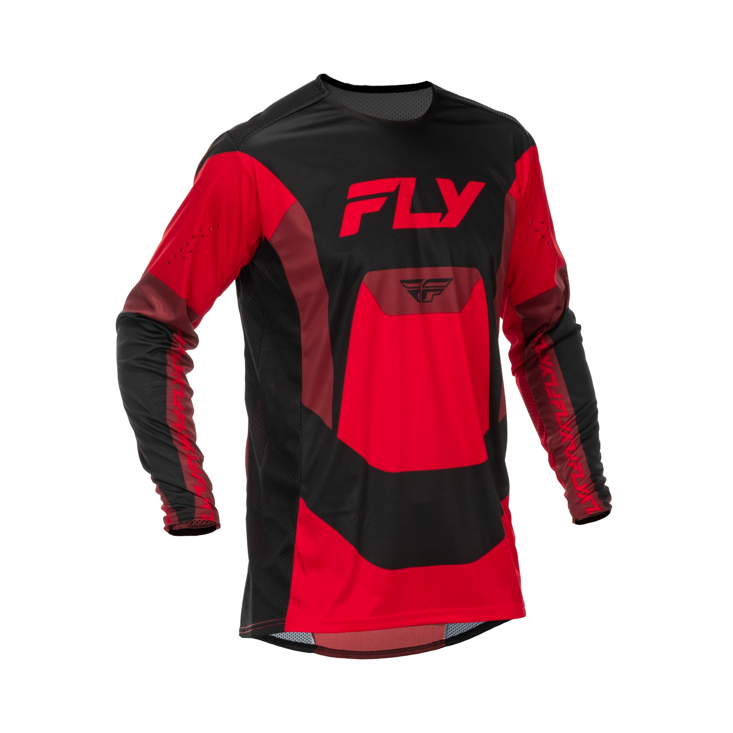 LITE JERSEY BLACK/RED LG - 379-721L