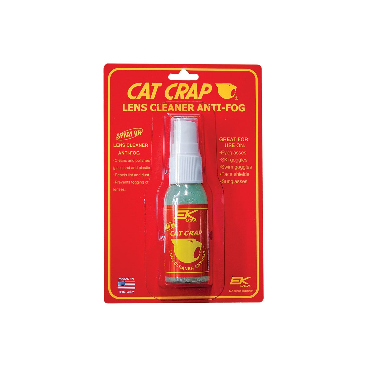 ANTI-FOG LENS CLEANER SPRAY ON 0.5OZ - 38-1020