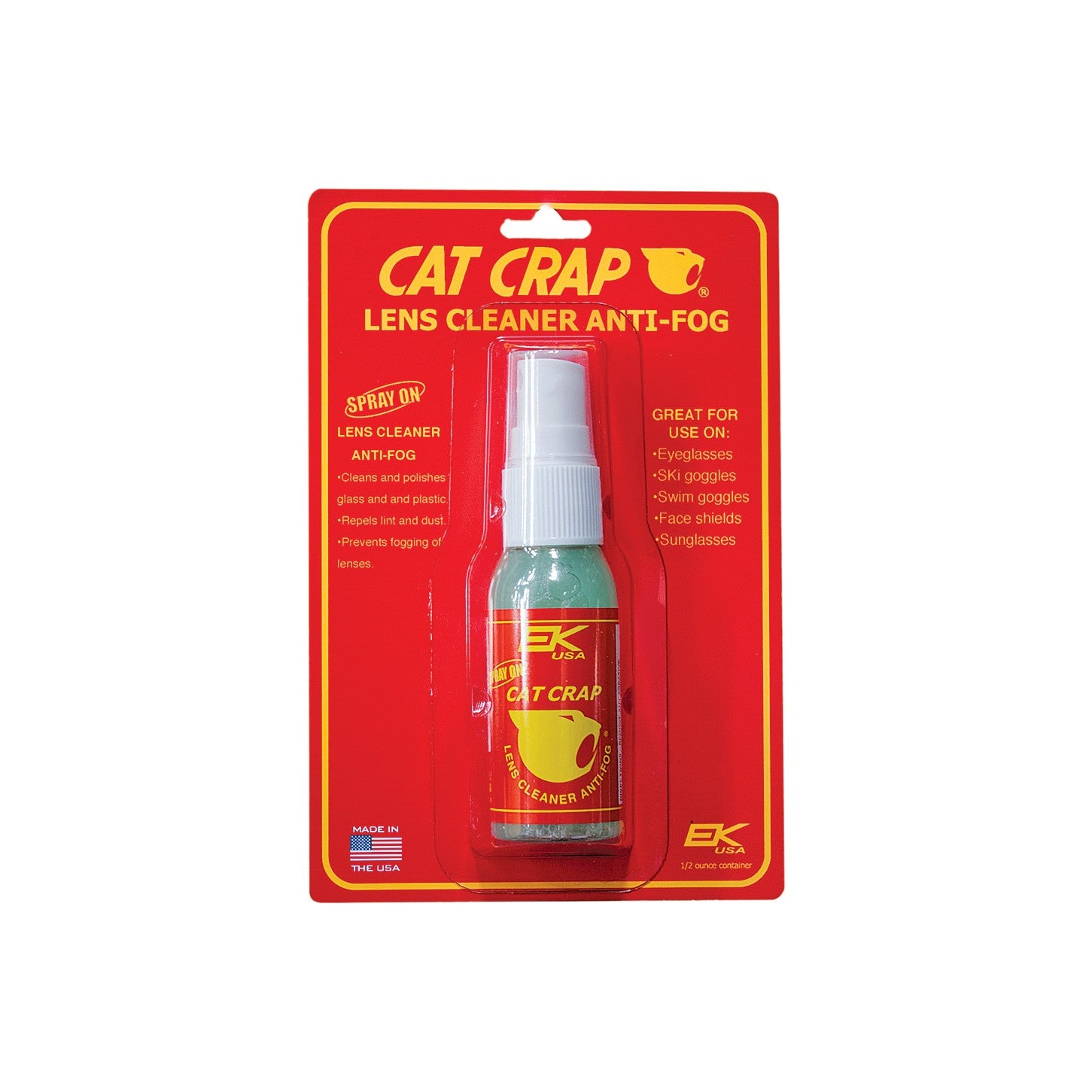 ANTI-FOG LENS CLEANER SPRAY ON 0.5OZ - 38-1020