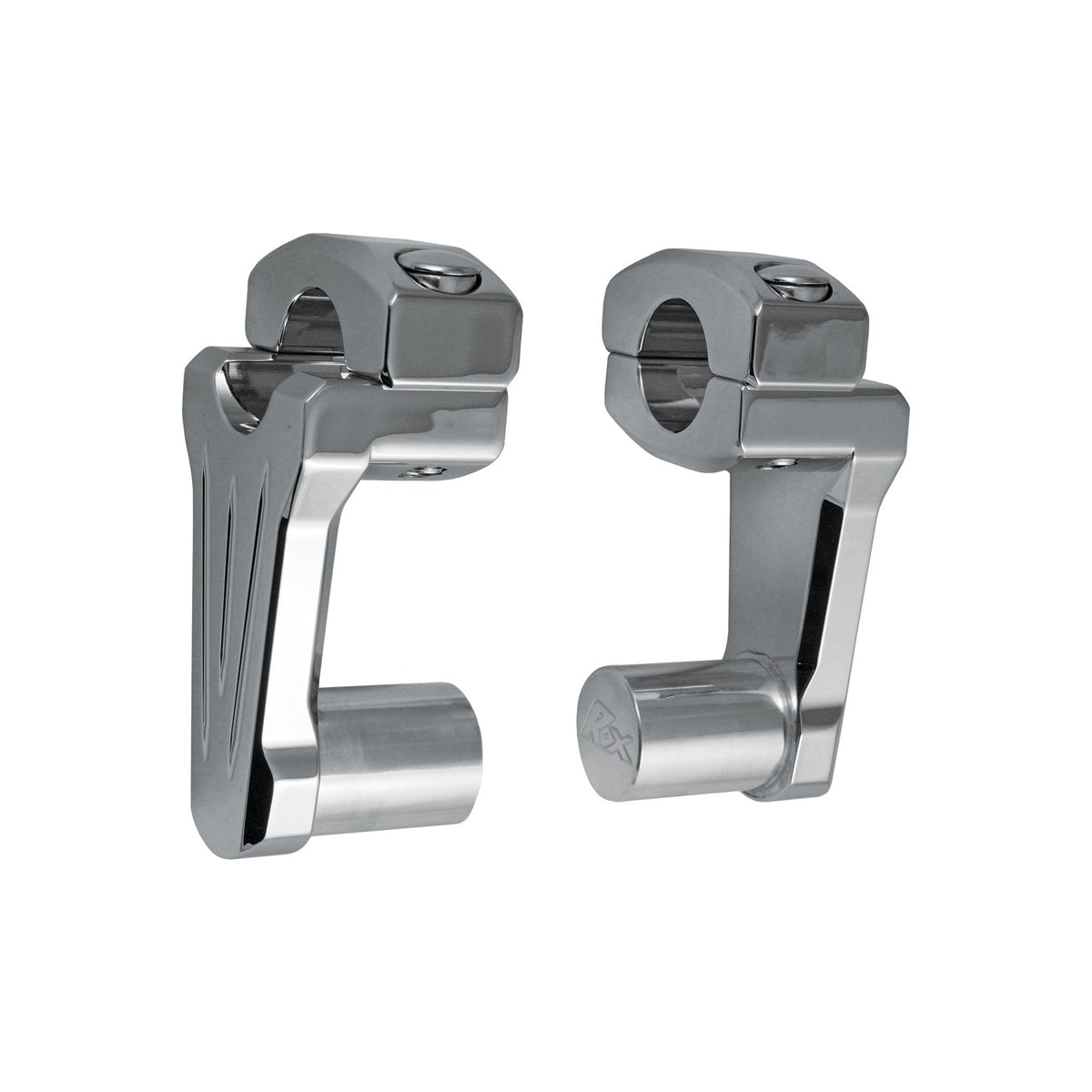 PIVOTING HANDLEBAR RISER CHROME 2" RISE - 44-8460C