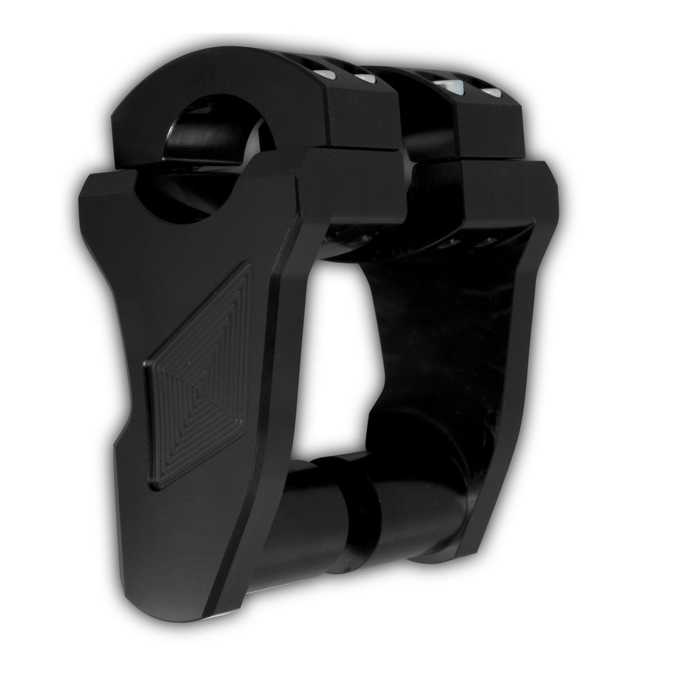 PIVOTING HANDLEBAR RISER BLACK 3" RISE - 44-8465BK