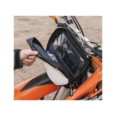 FRONT NUMBER PLATE BAG BLACK - 45-2080-1