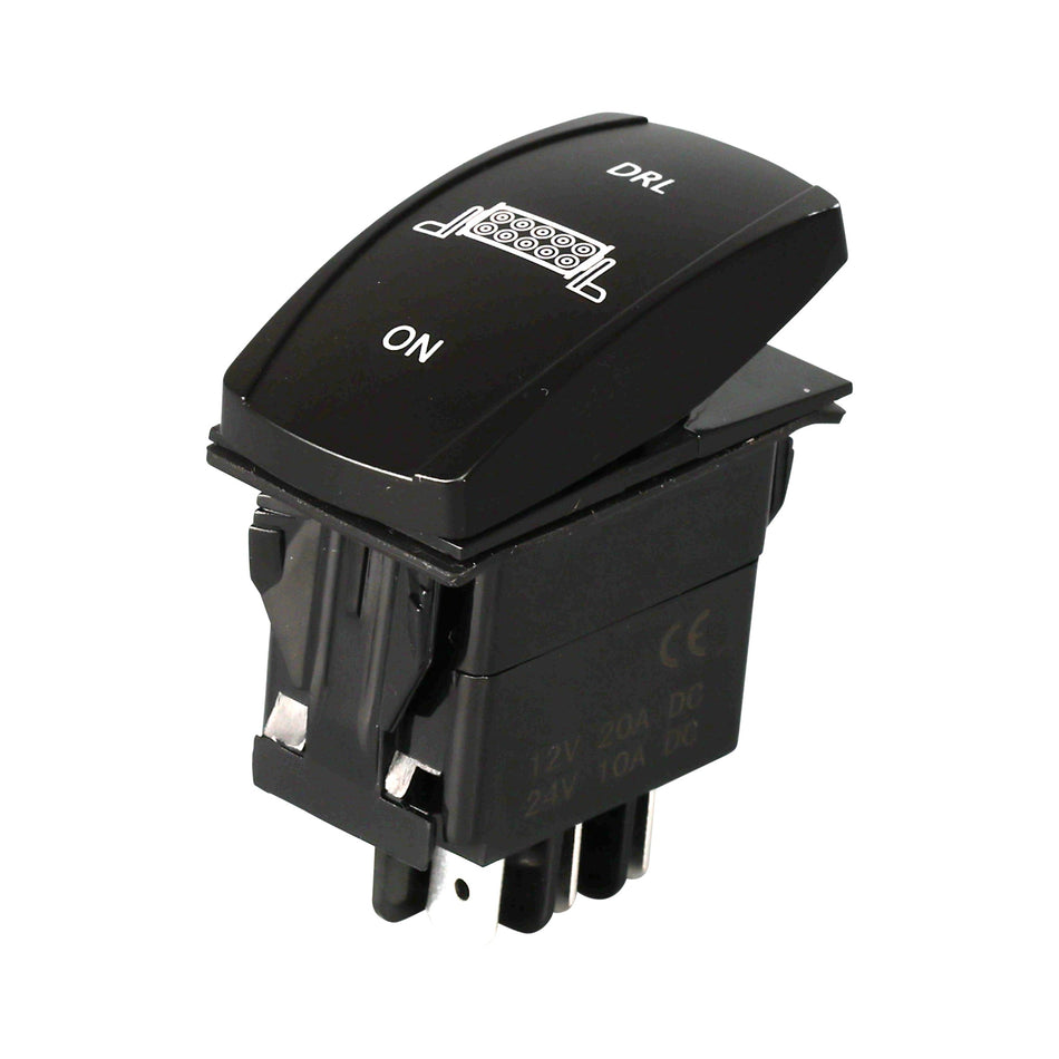 DRL 3 POSITION LED SWITCH PRO BACKLIT - 459-19098