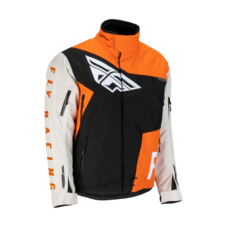 SNX PRO JACKET ORANGE/GREY/BLACK LG - 470-4119L
