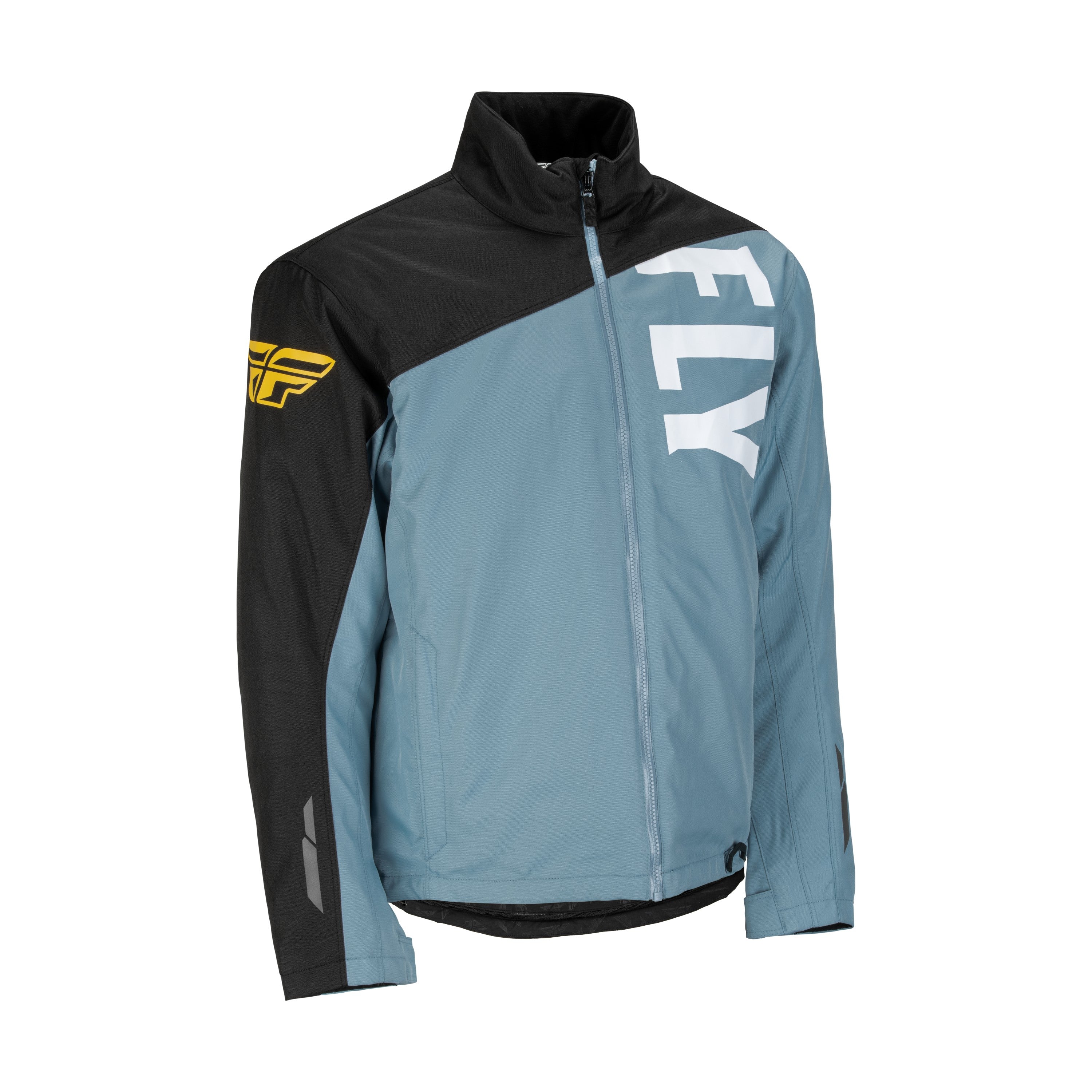 FLY RACING AURORA JACKET BLUE/YELLOW LG - 470-4124L – DDRV.com
