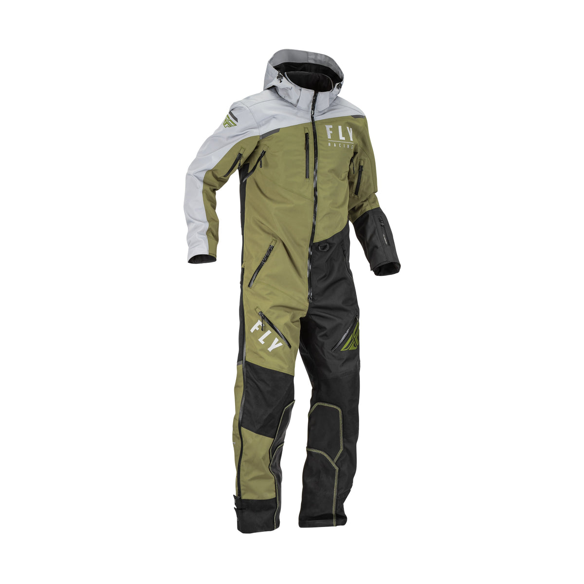 COBALT SHELL SB MONOSUIT OLIVE/GREY LG - 470-4358L