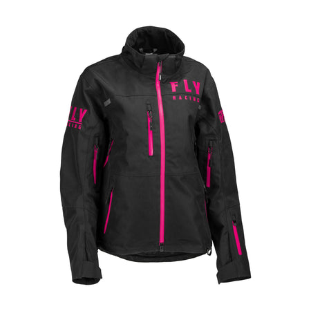 WOMEN'S CARBON JACKET BLACK/PINK LG - 470-4502L-1