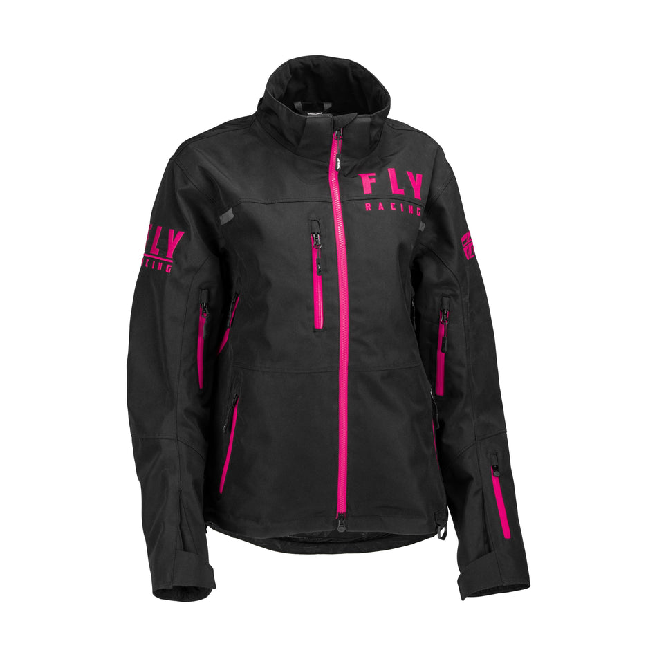 WOMEN'S CARBON JACKET BLACK/PINK LG - 470-4502L-1