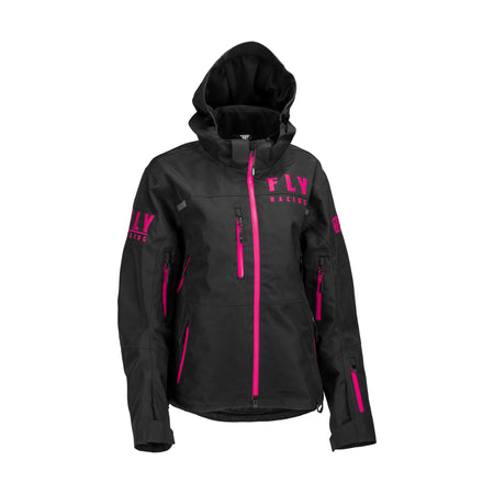 WOMEN'S CARBON JACKET BLACK/PINK SM - 470-4502S