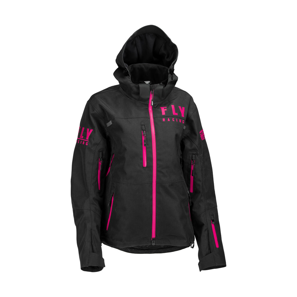 WOMEN'S CARBON JACKET BLACK/PINK SM - 470-4502S