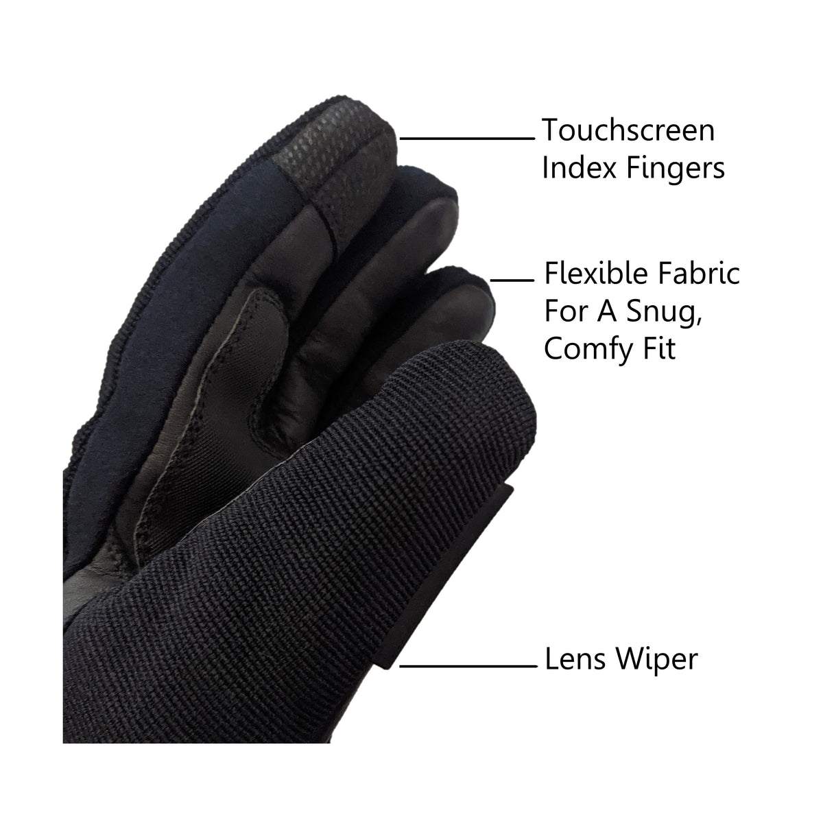 7V ACTIVFLEXX GLOVES BLACK MD - 472-5071M-4