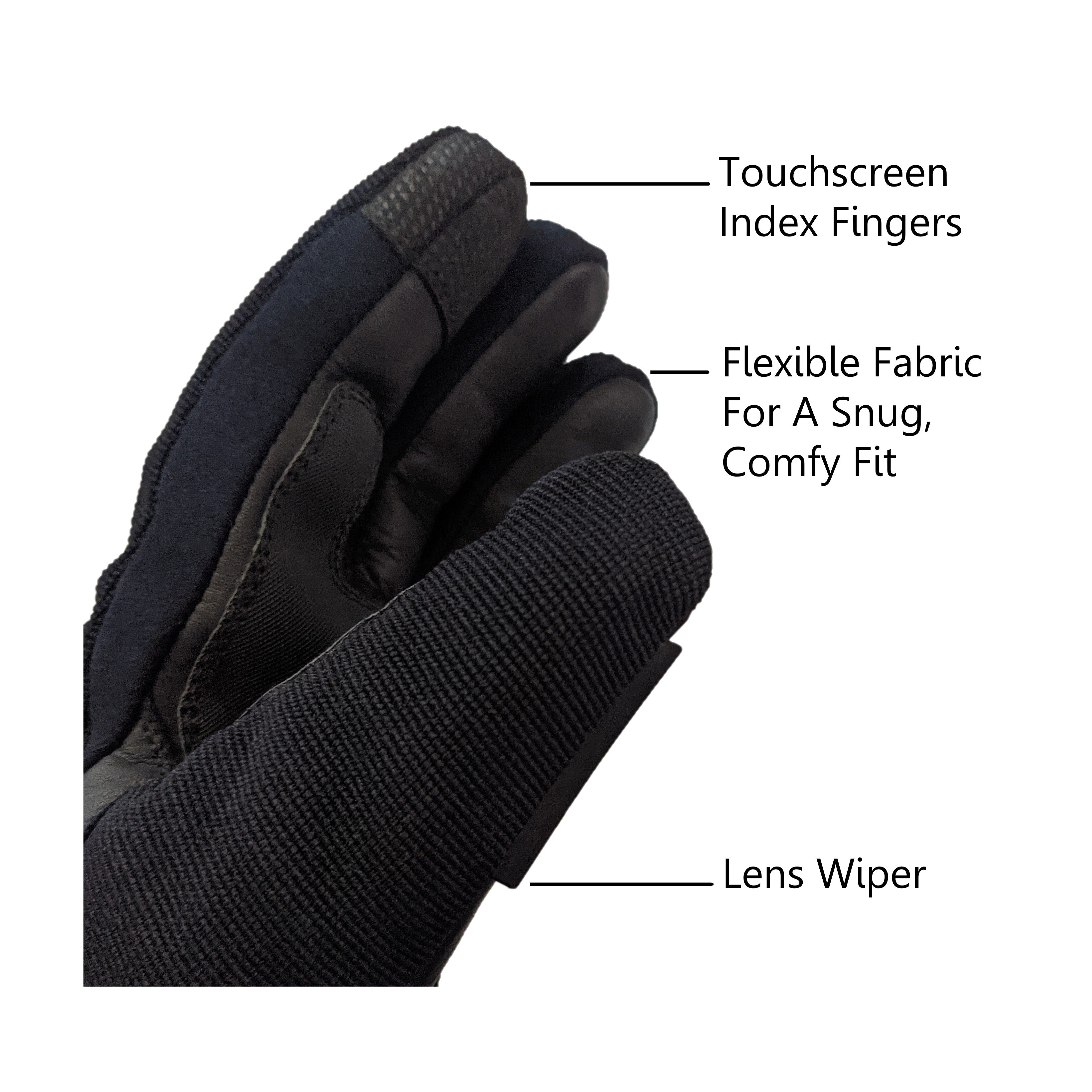 7V ACTIVFLEXX GLOVES BLACK MD - 472-5071M-4